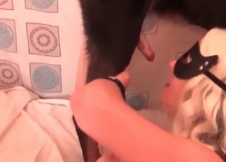 Insane bestiality XXX action in the bed