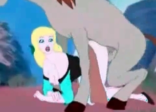 Horse in cartoon bestiality XXX